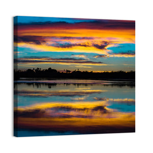 Cloudy Colorado River Wall Art