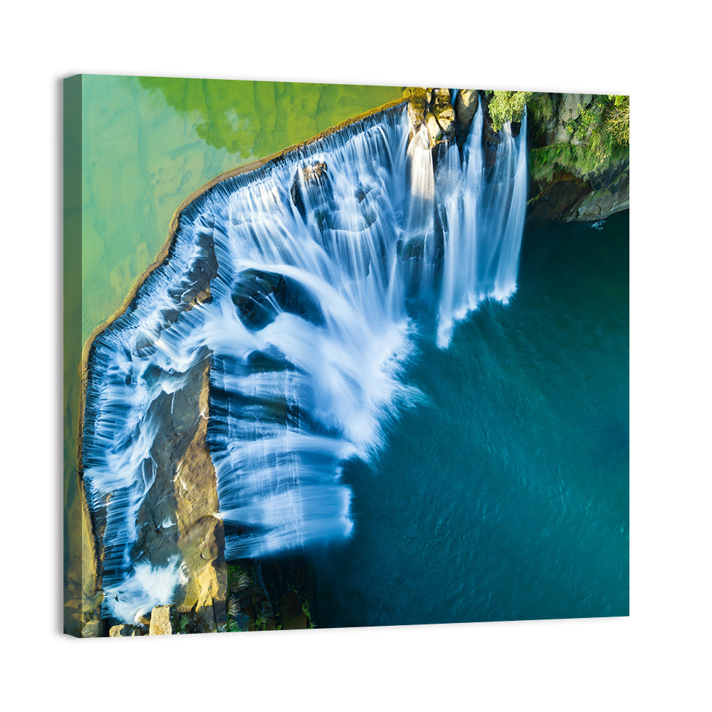 Shifen Waterfall Aerial Wall Art