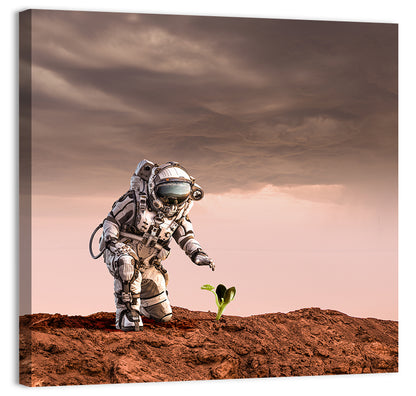 Martian Seedling Concept Wall Art
