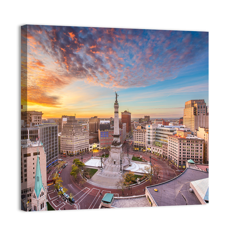 Indianapolis Monument Circle Wall Art