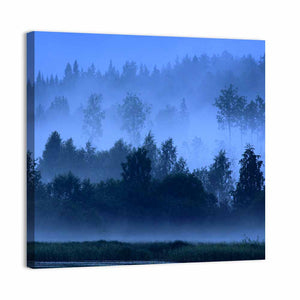 Finnish Foggy Night Wall Art