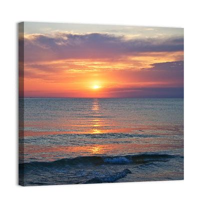 Lake Michigan Sunset Reflection Wall Art