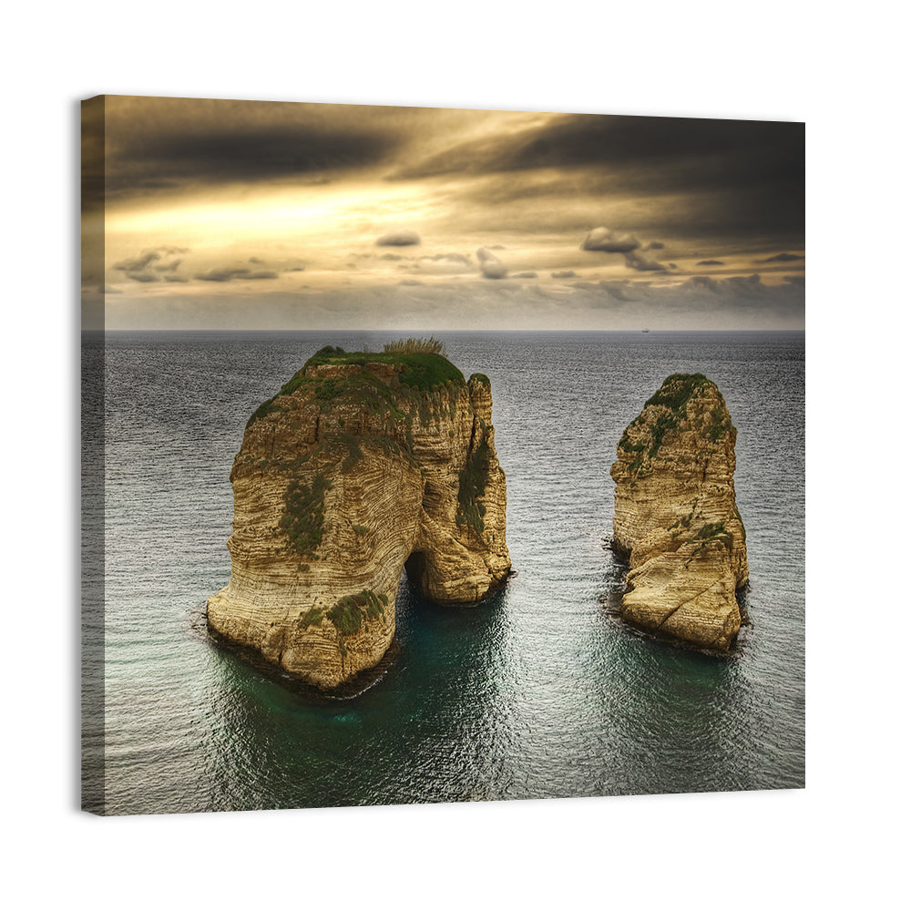 Pigeon Rocks, Raouché Wall Art