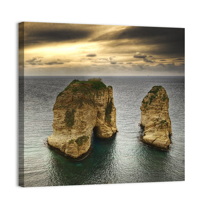 Pigeon Rocks, Raouché Wall Art