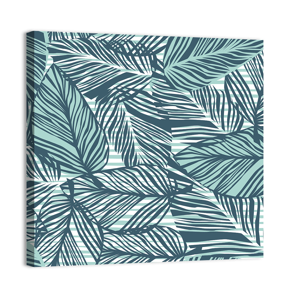 Palm Leaves Pattern Wall Art