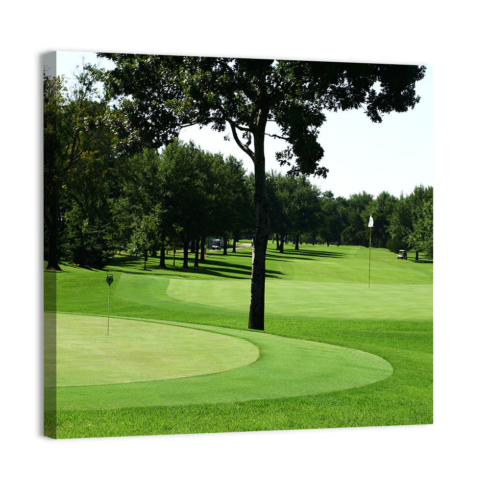 Oklahoma Golf Course Greens Wall Art