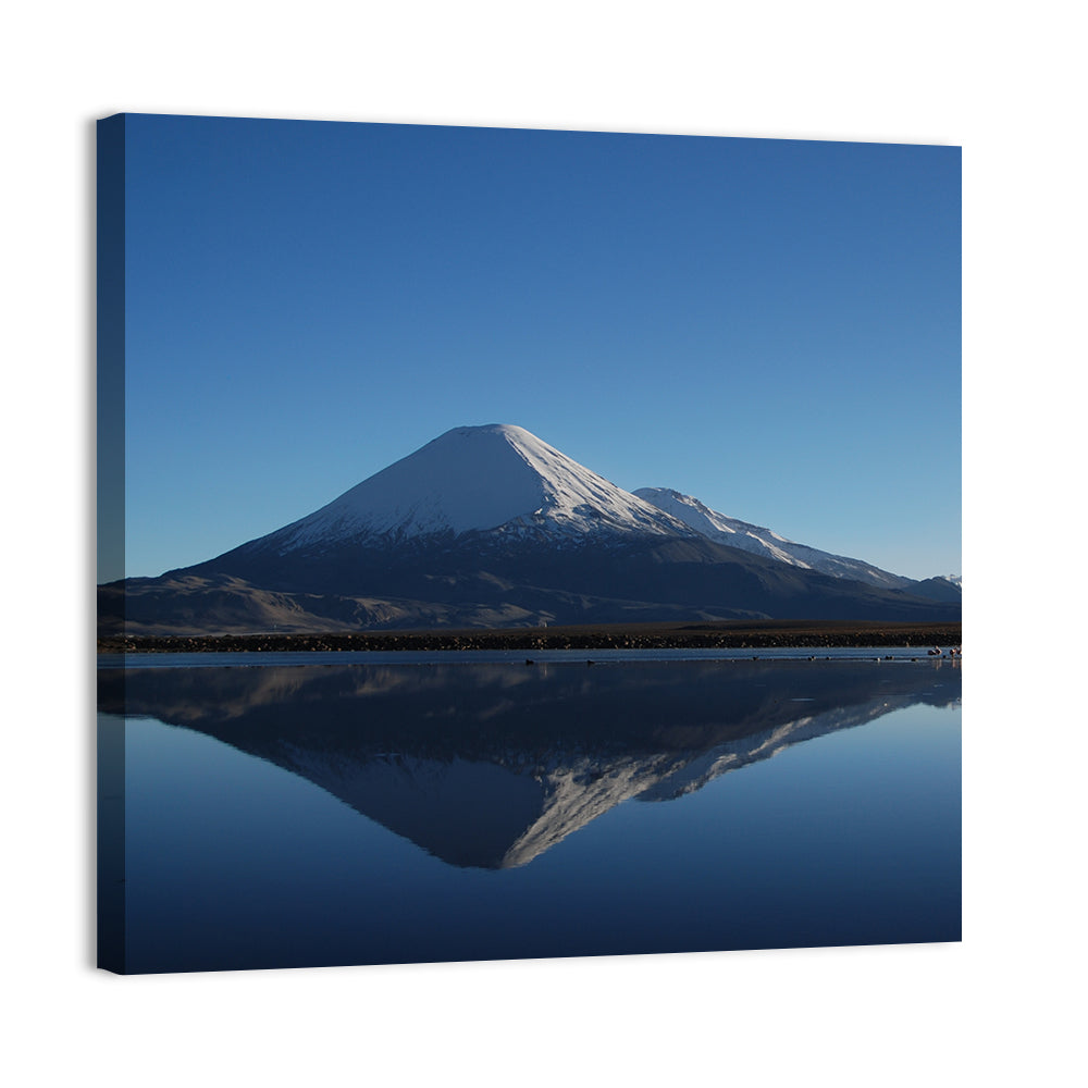 Chungara Lake Reflection Wall Art