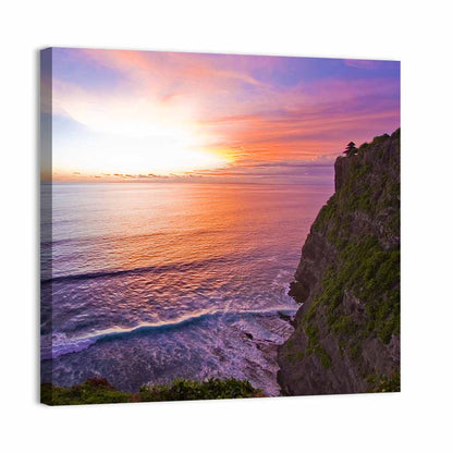 Uluwatu Temple Sunset Wall Art