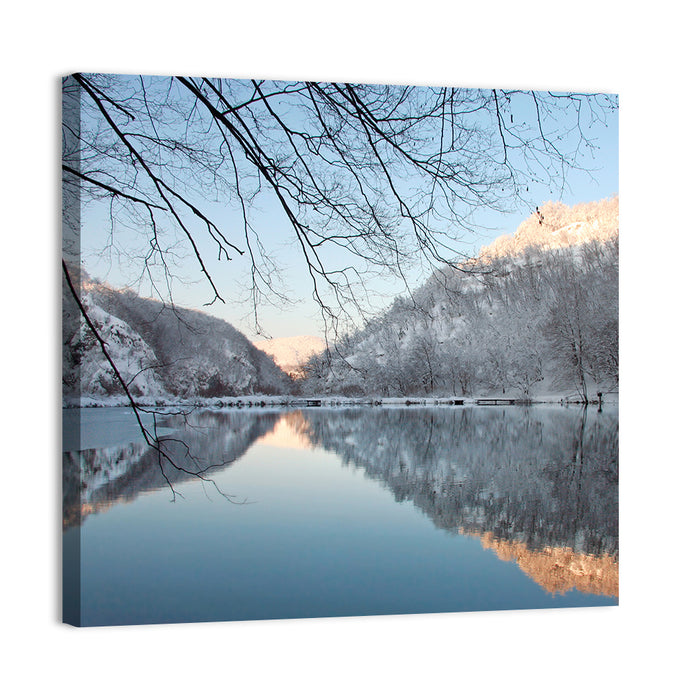 Kozjak Lake Wall Art as a canvas print