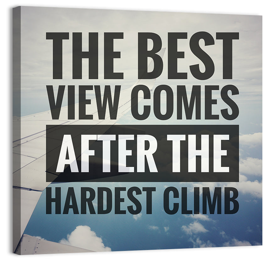 After the Hardest Climb Wall Art