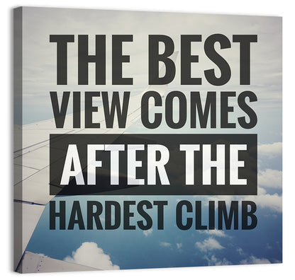 After the Hardest Climb Wall Art