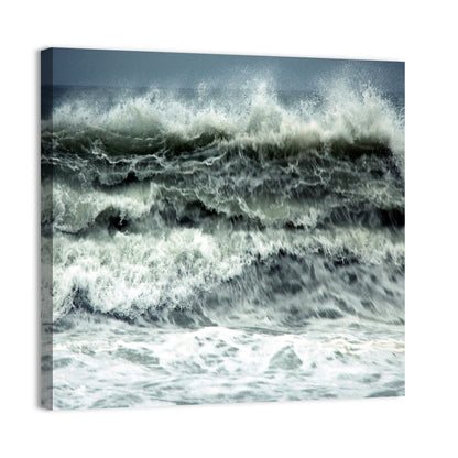 Stormy Coastline Wave Wall Art