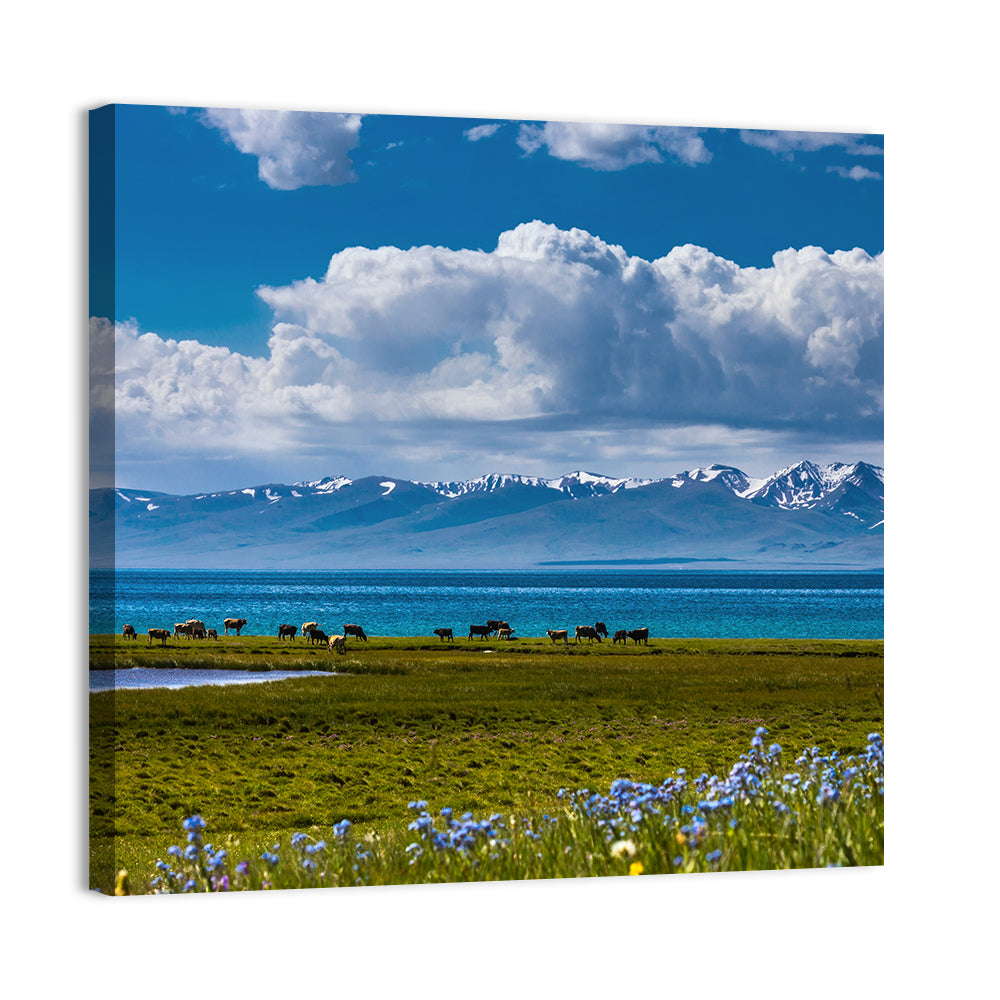 Song Kol Wildflower Shore Wall Art