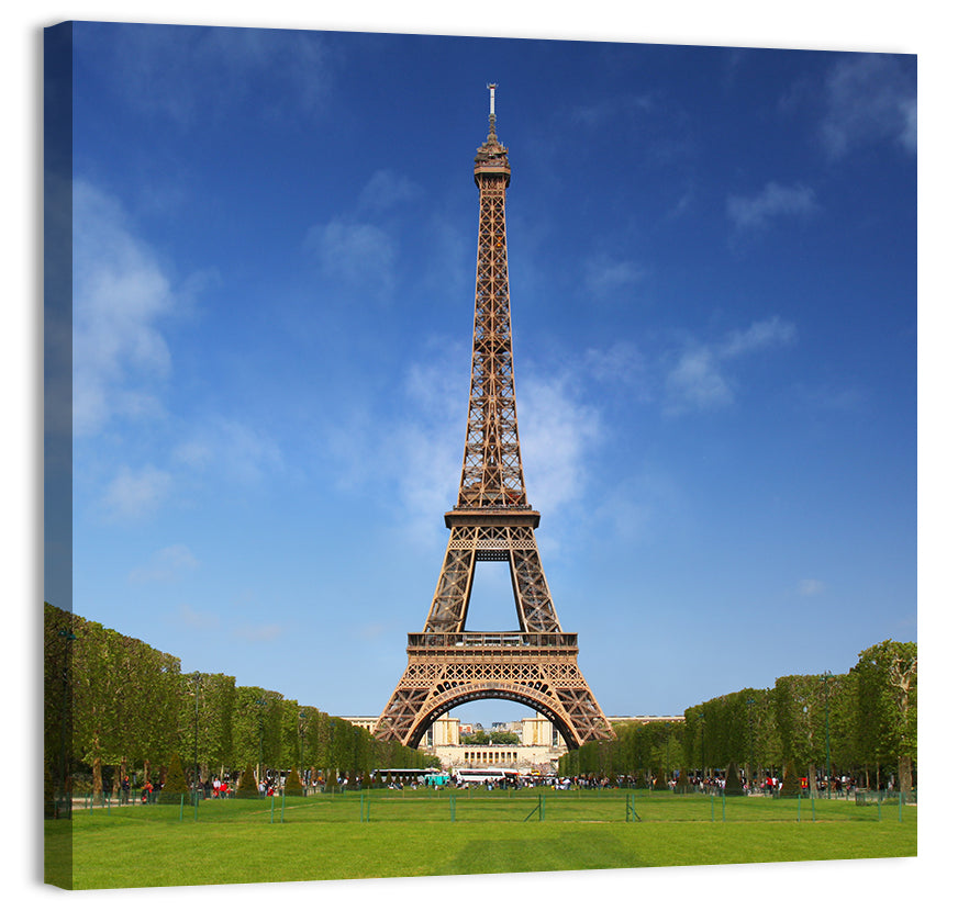 Eiffel Tower Park View Wall Art