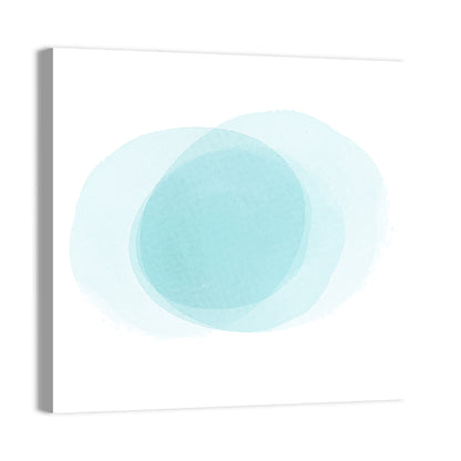 Translucent Blue Circles Wall Art