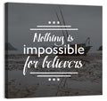 Nothing Is Impossible for Believers Wall Art