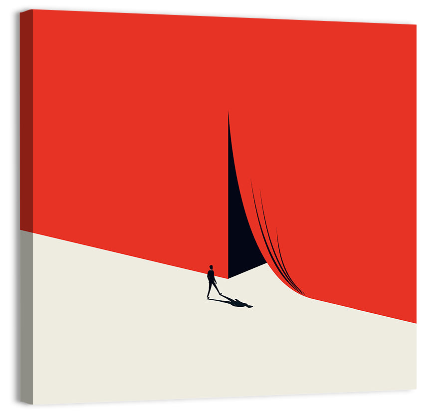 Threshold of Opportunity Wall Art, canvas print, square