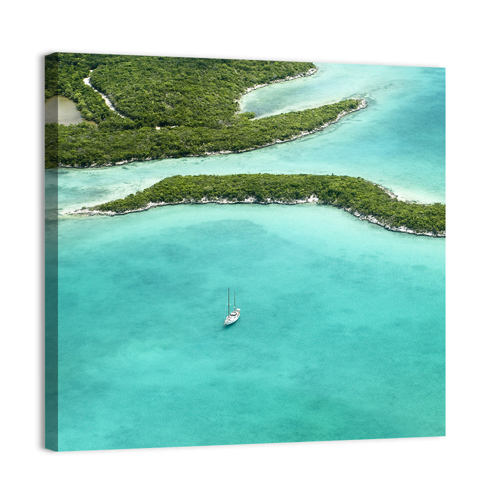 Turquoise Bahamas Islands Wall Art