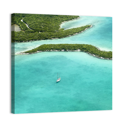 Turquoise Bahamas Islands Wall Art