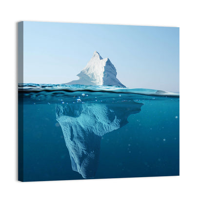 Split-level Iceberg Wall Art