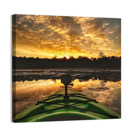 Beaver Dam Canada Sunset Wall Art