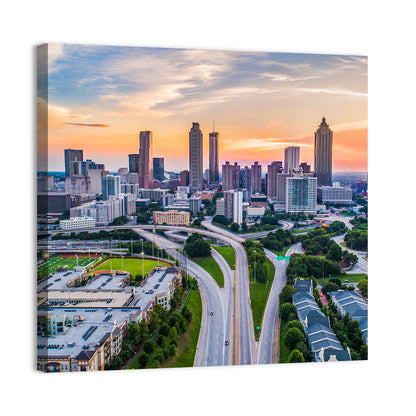 Downtown Atlanta Skyline Wall Art