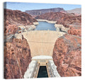 Hoover Dam High-angle View Wall Art