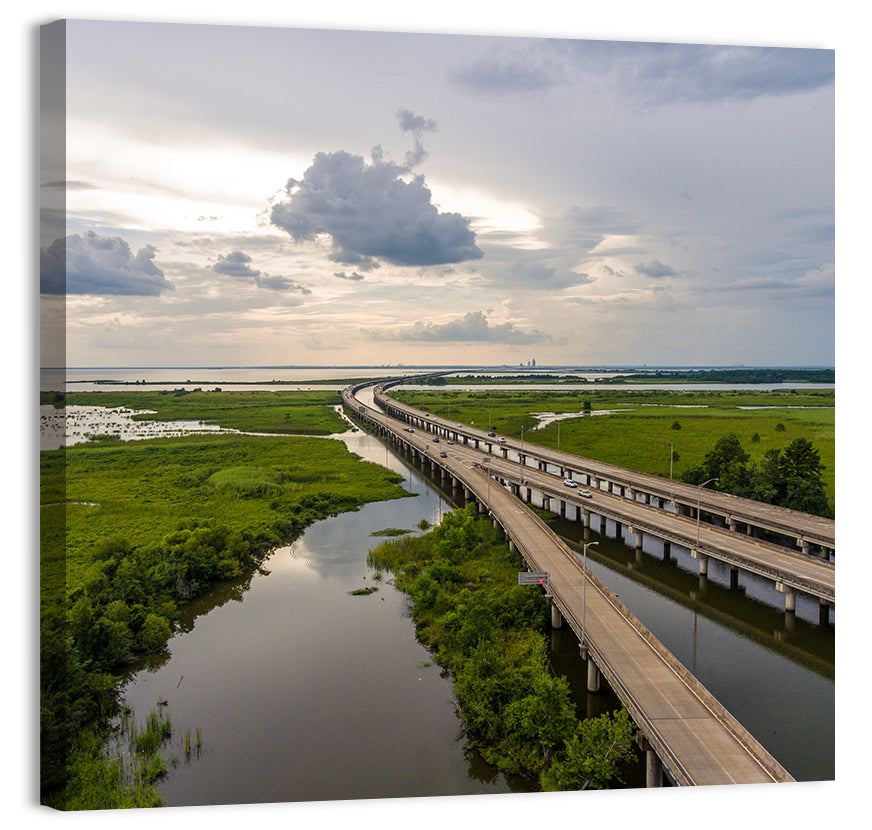 Interstate 10 Bridge Wall Art