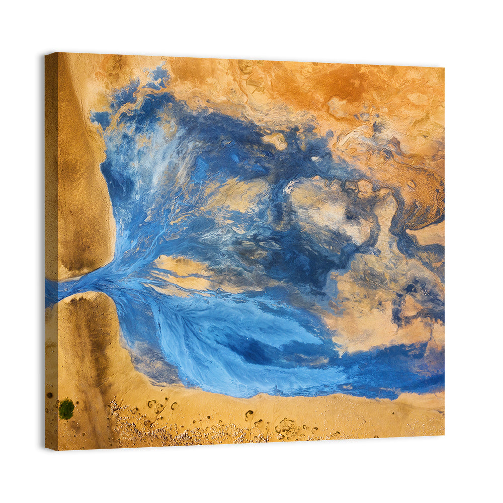 Geysers Valley Aerial View Wall Art