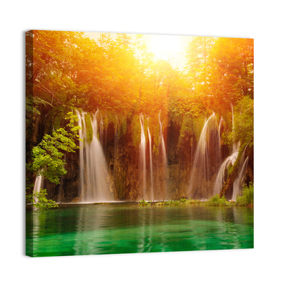 Plitvice Lakes Waterfalls Wall Art