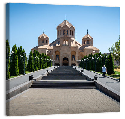 Saint Gregory Cathedral Stairway, Yerevan Wall Art