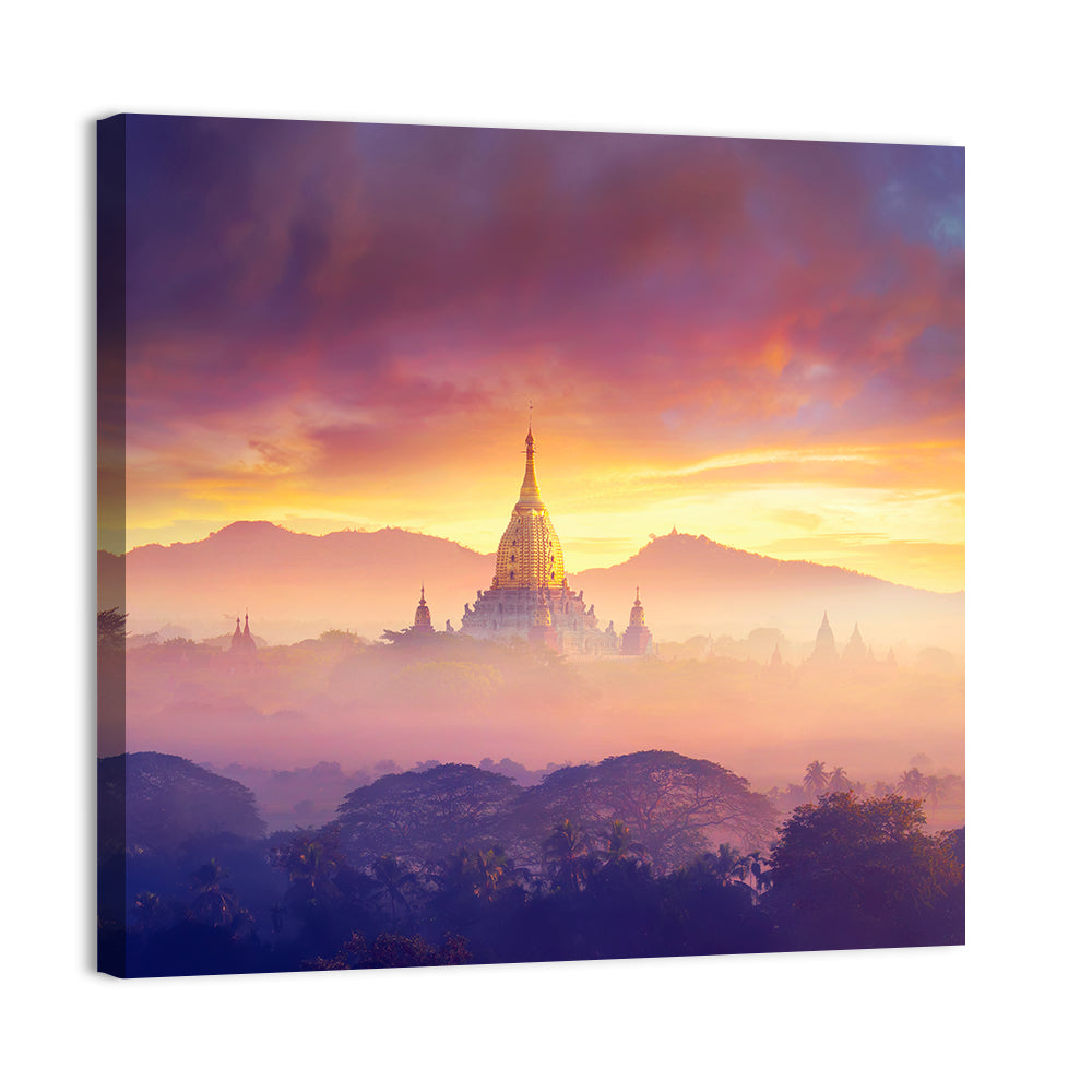 Misty Bagan Stupas Wall Art