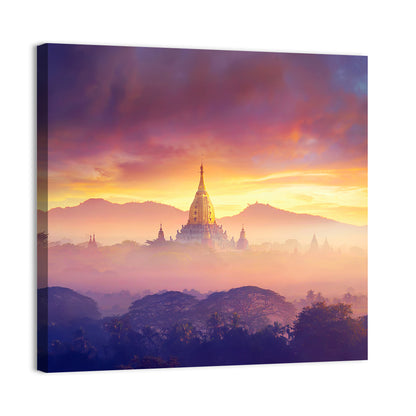 Misty Bagan Stupas Wall Art