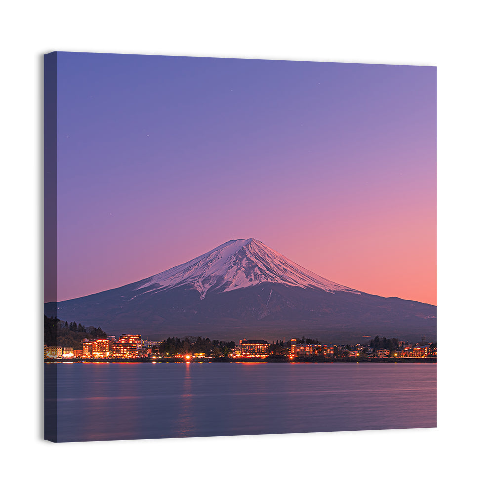 Mount Fuji Over Lake Kawaguchi Wall Art