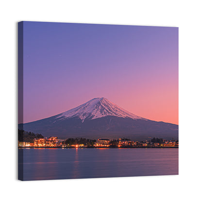 Mount Fuji Over Lake Kawaguchi Wall Art