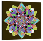 Dahlia Mandala Wall Art