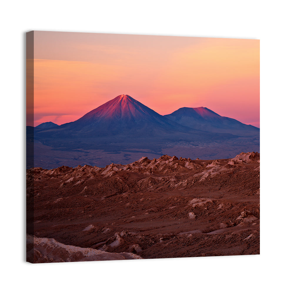 Valle De La Luna, Licancabur Volcano Wall Art