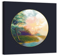 Spring Forest at Sunset Wall Art