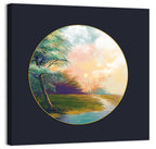 Spring Forest at Sunset Wall Art