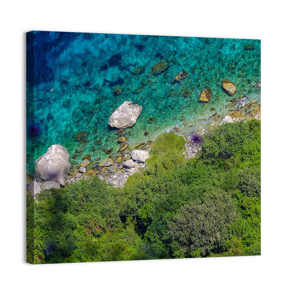 Capri Island Coast Wall Art