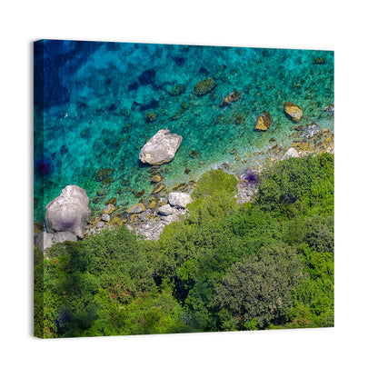 Capri Island Coast Wall Art