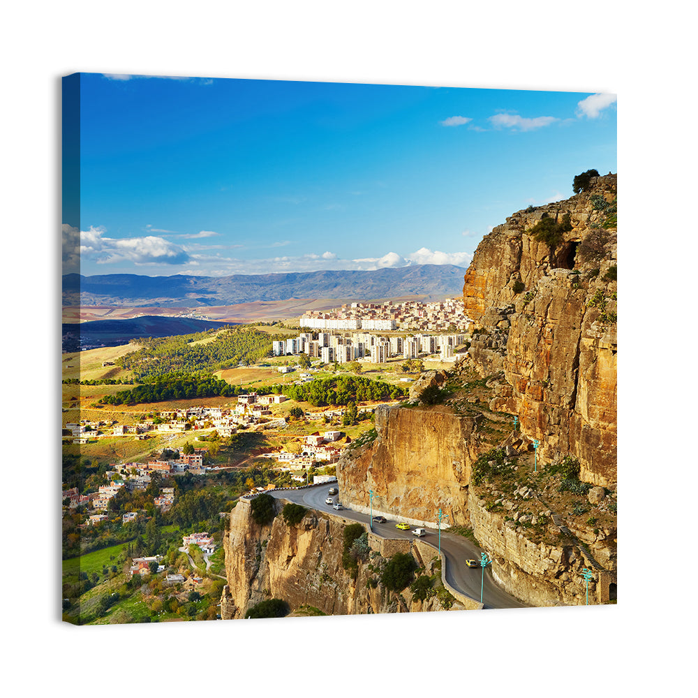 Constantine Cliffside at Golden Hour Wall Art
