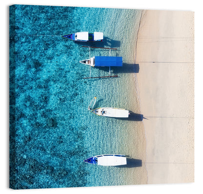 Gili Meno Aerial Seascape Wall Art