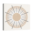 Textured Boho Sunburst Wall Art