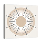 Textured Boho Sunburst Wall Art