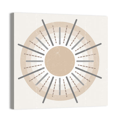 Sun Print Boho Minimalist I Wall Art