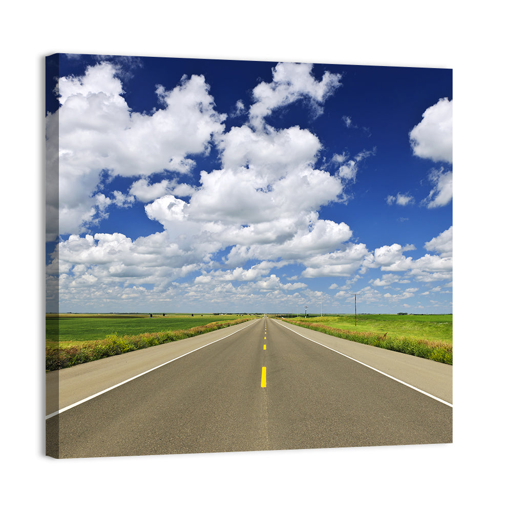 Saskatchewan Prairies Highway Wall Art