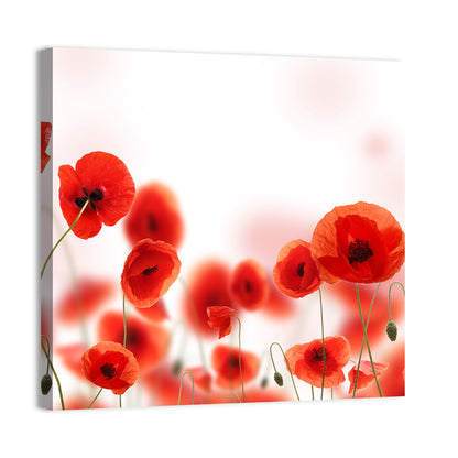 Red Poppy Field Wall Art