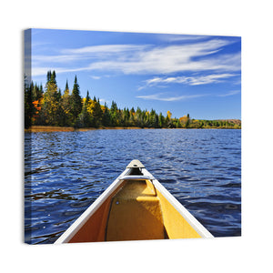 Canoe Bow & Lake Wall Art