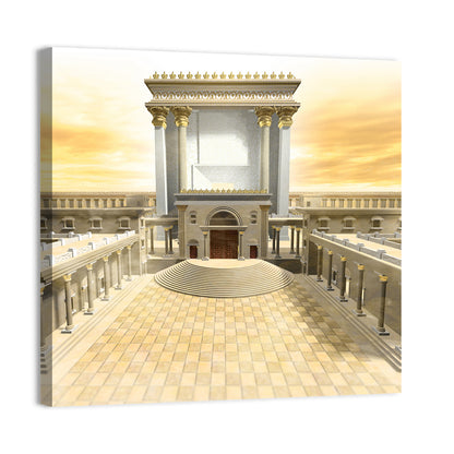 Herodian Temple at Sunset Wall Art